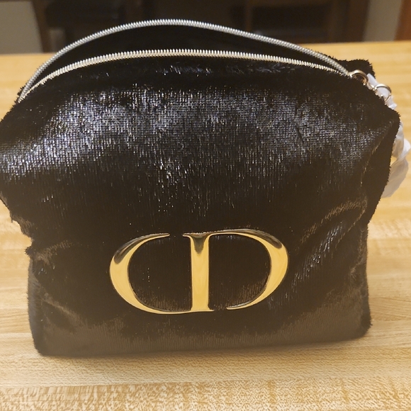 Dior Black Velvet Bag - Picture 1 of 5